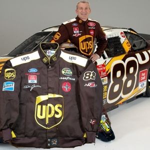 Chase Authentics NASCAR UPS Coca Cola Ford Dale Jarrett 88 2XL Bomber Jacket